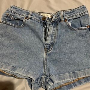 Bullhead denim mom shorts, size 5